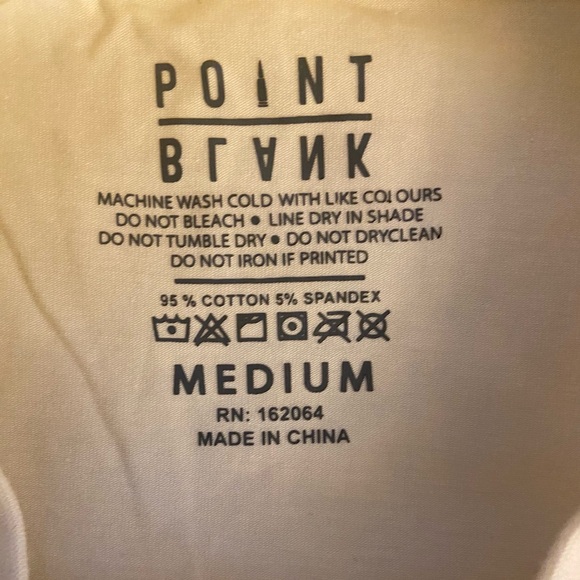 Point Blank Get The Bag Cream Tee  Size Medium. - Picture 4 of 4